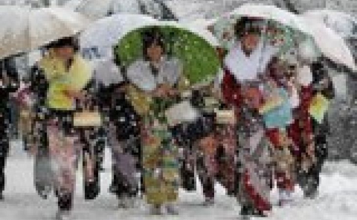 Жертвами снегопадов в Японии стали 13 человек