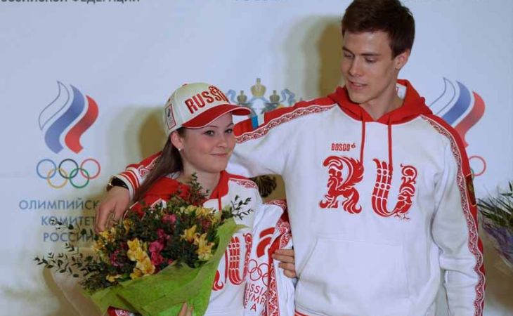 Российские олимпийцы прибыли в Москву