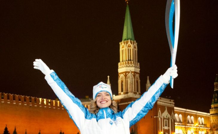 Эстафета паралимпийского огня в воскресенье пройдет в Москве