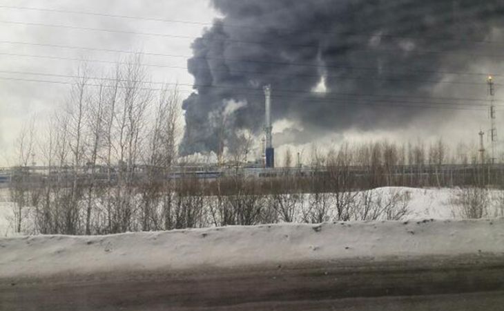 Взрыв прогремел на каучуковом заводе в Омске