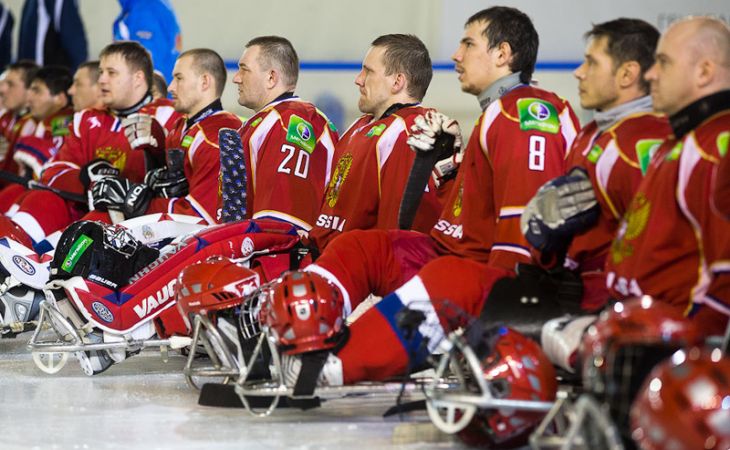 Сборная России по следж-хоккею на Паралимпиаде в Сочи обыграла США