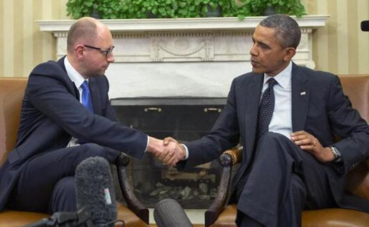 Барак Обама встретился с вице-премьером Украины Арсением Яценюком