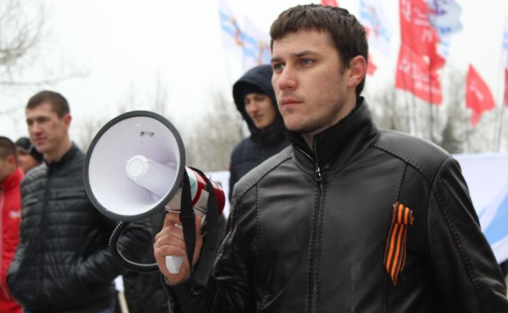 Жители Одессы протестуют против ареста организатора акции в поддержку референдума в Крыму