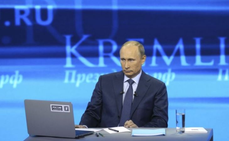 Путин обсудит присоединение Крыма на прямой линии в апреле