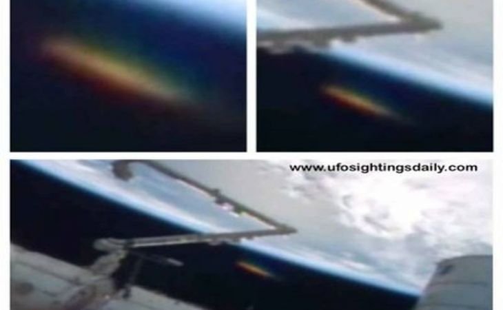 Гигантскую летающую тарелку засняли камеры международной космической станции