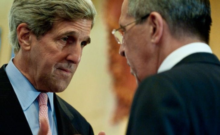 Лавров и Керри во время переговоров заявили о желании остановить конфликт на Украине