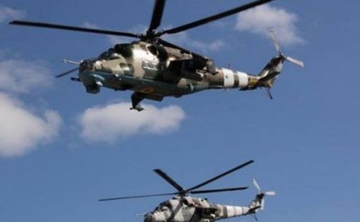 Два вертолета были сбиты над небом Славянска
