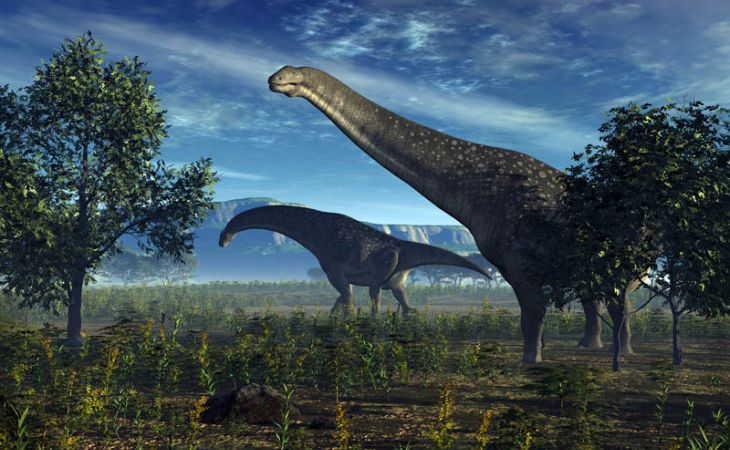Ученые обнаружили в Аргентине скелет гигантского титанозавра