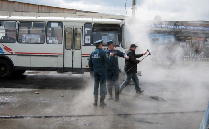 Водителя автобуса, попавшего под фонтан кипятка в Красноярске, подвели под УК
