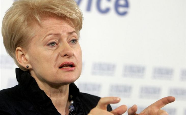 Президент Литвы Грибаускайте переизбрана на второй срок