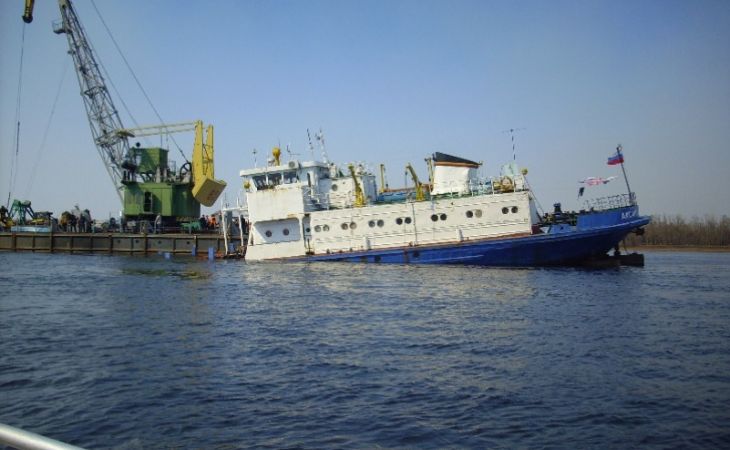 Баржа с технической солью затонула в Пермском крае