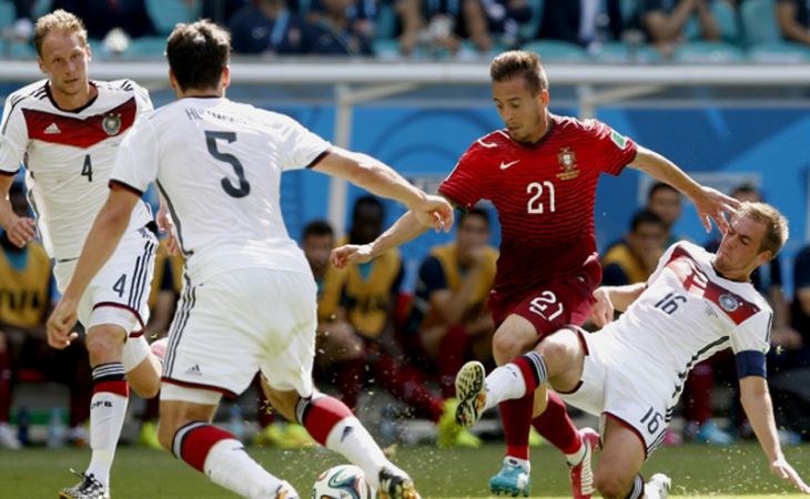 Мюллер оформил хет-трик в матче ЧМ-2014 Германия-Португалия