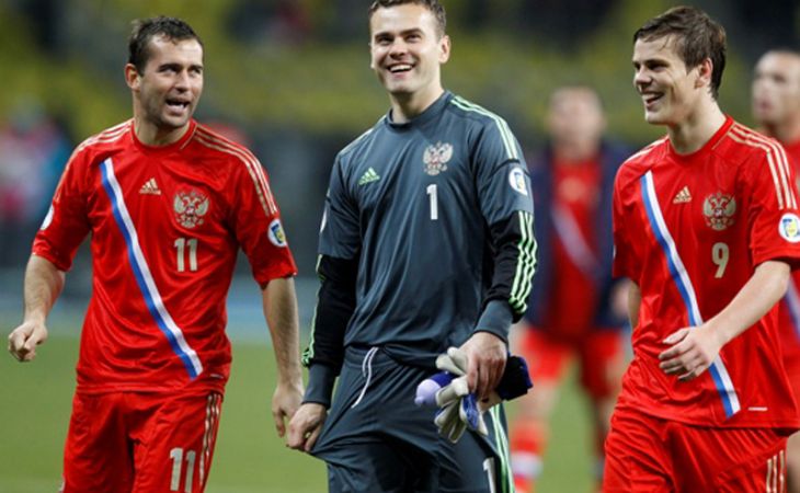 Футболисты сборной России получили день отдыха после матча с Кореей на ЧМ-2014