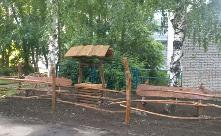 Композиция по произведению Василия Шукшина появилась во дворе барнаульского лицея
