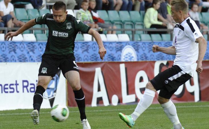 Футболисты "Краснодара" разгромили "Калев" в матче Лиги Европы