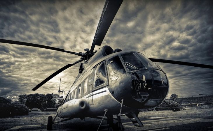 Вертолет МИ-8 совершил экстренную посадку на Алтае