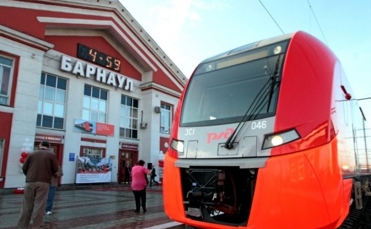 Электропоезд "Ласточка" совершил пробный рейс из Барнаула в Новосибирск