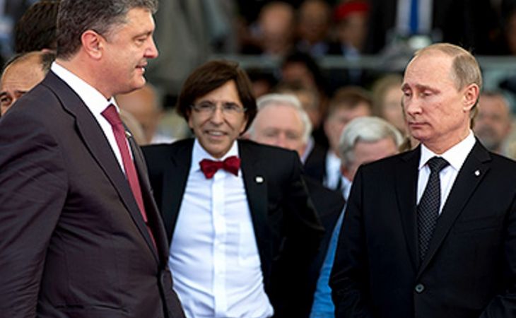 Условия прекращения огня не обсуждались между Путиным и Порошенко