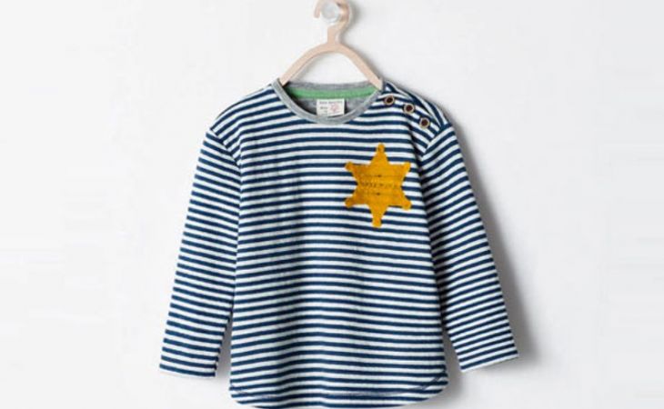 Фирма Zara изъяла из продажи футболку, напоминающую форму узников концлагерей