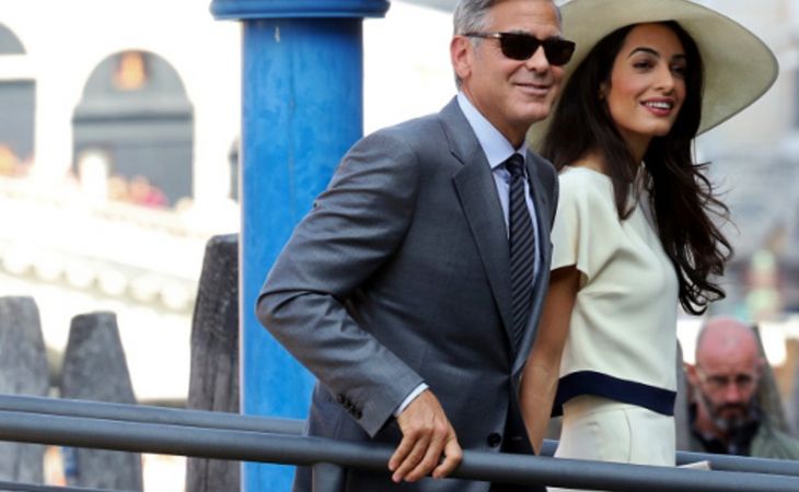 СМИ опубликовали первые фото с итальянской свадьбы Джорджа Клуни