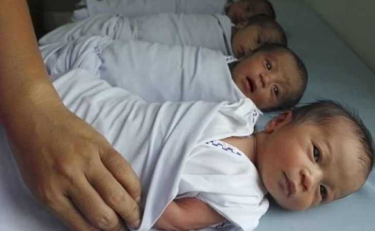 Рождение четверни выпадает на 700 тысяч беременностей