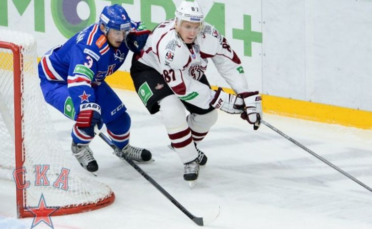 СКА обыграл рижское "Динамо" в матче регулярного чемпионата КХЛ