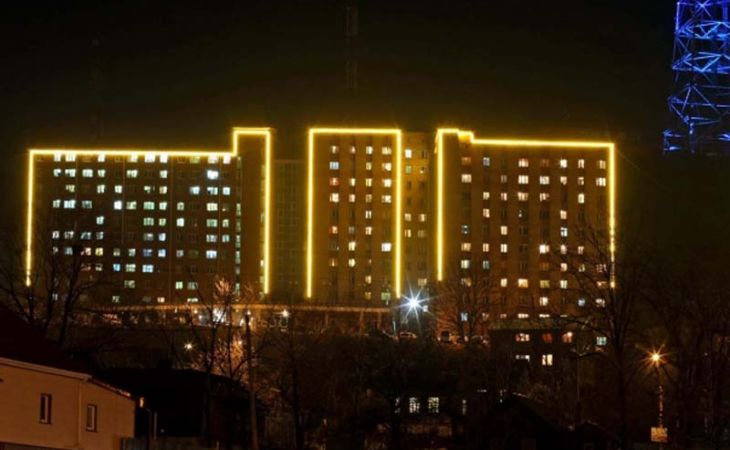 Более 50 домов будут оснащены контурной подсветкой в Барнауле