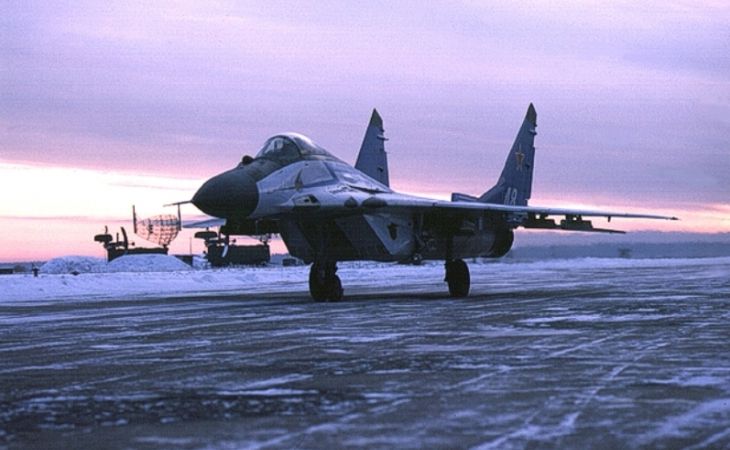 Самолет МиГ-29 потерпел крушение в Подмосковье
