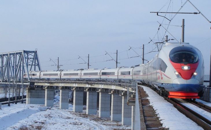 Несколько "Сапсанов" и "Ласточек" застряли в пути между Москвой и Петербургом