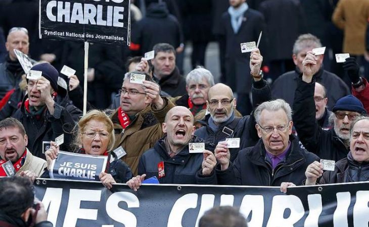 Более 2,5 миллионов человек вышли на улицы Франции на марш в память о жертвах терактов