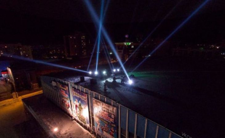 Прокуратура разрешила цирку Демидовых использовать лучи над Дворцом спорта в Барнауле