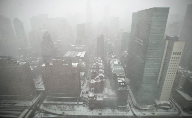 Работа общественного транспорта в Нью-Йорке будет приостановлена на время снежной бури