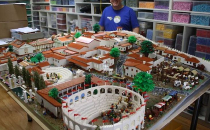 Австралиец создает исторические достопримечательности из "Лего"