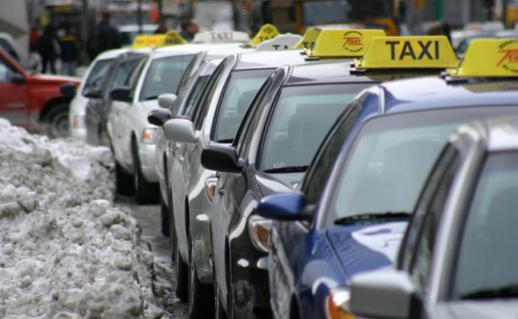 Забастовка таксистов началась 13 февраля в Москве