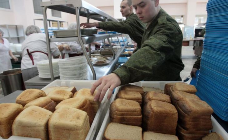 Еду в армейских столовых будут выдавать солдатам по отпечаткам пальцев