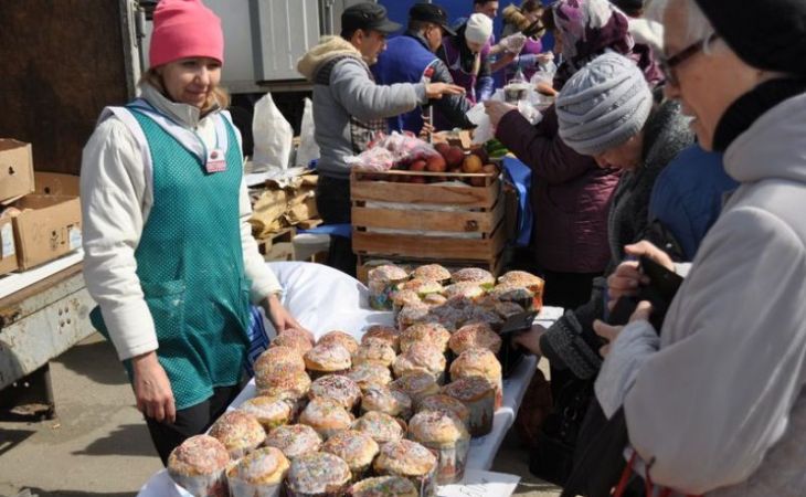 Жители Барнаула накупили пасхальных куличей на полмиллиона рублей