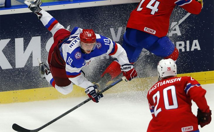 Сборная России разгромила Норвегию на чемпионате мира по хоккею