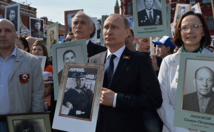 Путин доволен встречей 70-летия Победы