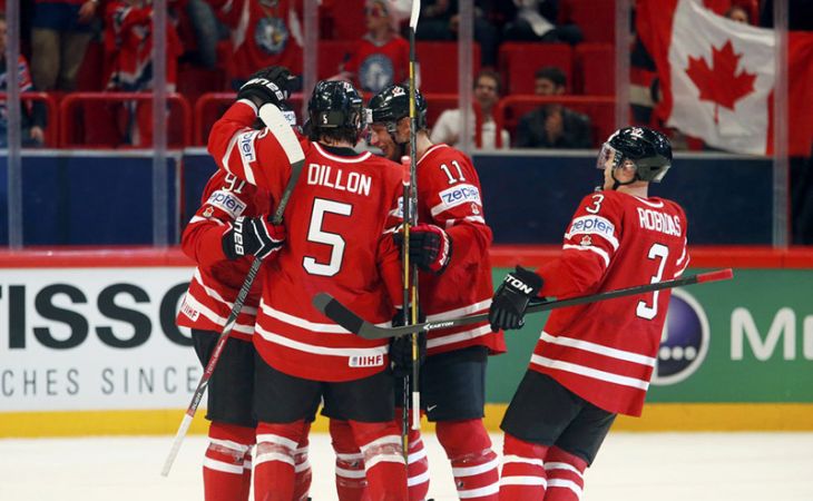 Сборная Канады разгромила Белоруссию во втором четвертьфинале