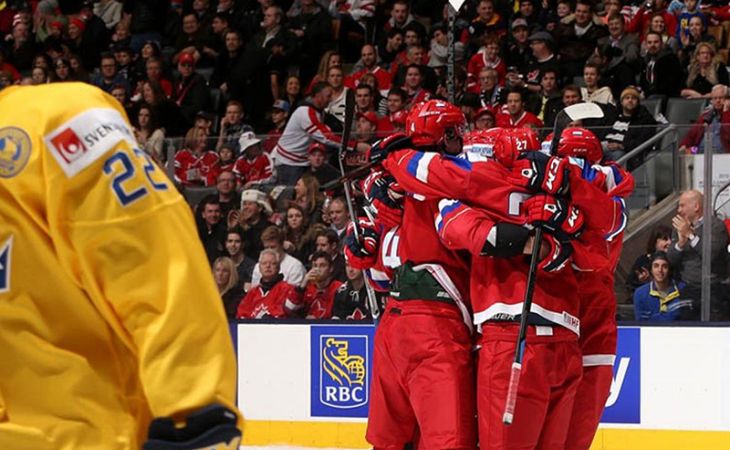 Сборная Россия вышла в полуфинал чемпионата мира по хоккею
