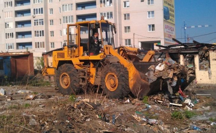 Территорию бывшего Малаховского рынка в Барнауле избавят от мусора