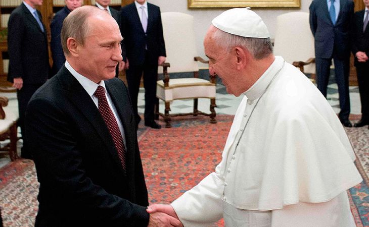 Папа Римский 10 июня встретится с Владимиром Путиным