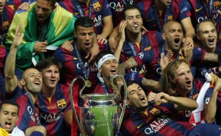 "Барселона" в пятый раз выиграла Лигу чемпионов