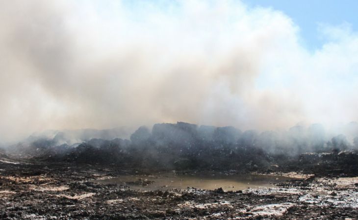 Отходы с горевшего барнаульского завода вместо утилизации выбросили вблизи поселка Гоньба