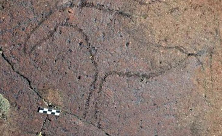 Археологи НГУ нашли древнейшие в Сибири петроглифы на плато Укок
