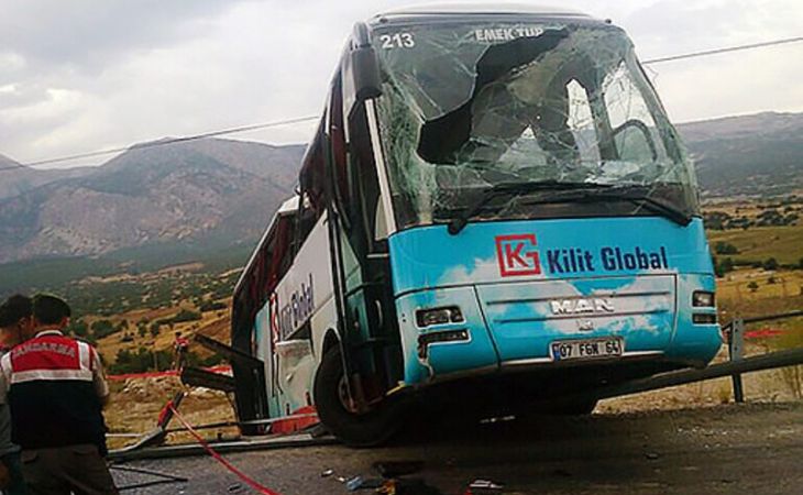 В Турции разбился автобус с российскими туристами