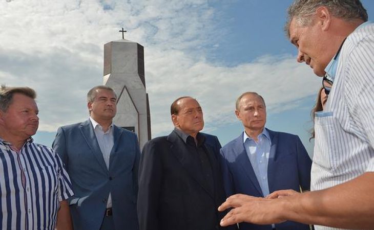 Берлускони и Путин отдохнут вместе в субботу в Крыму
