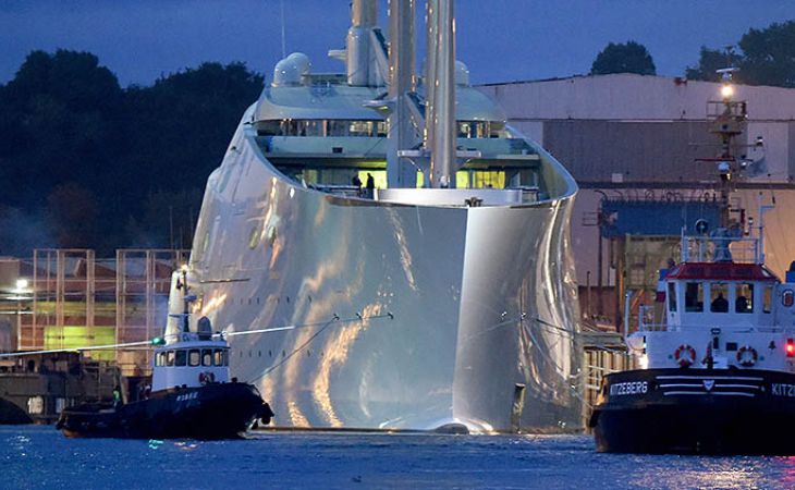 Крупнейшая в мире парусная яхта, принадлежащая российскому миллиардеру