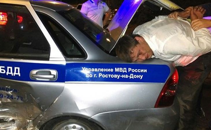 В Ростове-на-Дону пьяный водитель сбил троих полицейских