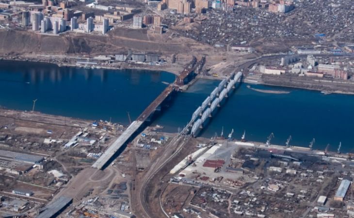Открывать четвертый мост через Енисей в Красноярске планируется без Путина